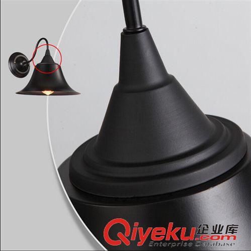 壁燈 LED歐式仿古簡(jiǎn)約壁燈 客廳餐廳臥室吧臺(tái)燈 美式鄉(xiāng)村復(fù)古鐵藝燈原始圖片3