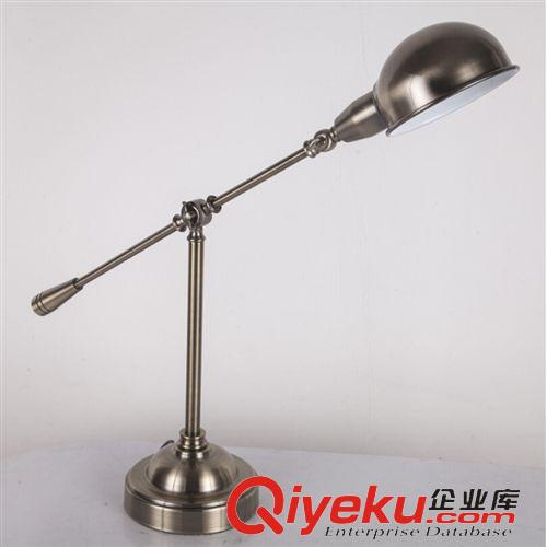 普通照明臺燈 RH美式床頭復古創意酒吧愛迪生臺燈 工業風仿古藝術臥室書桌臺燈