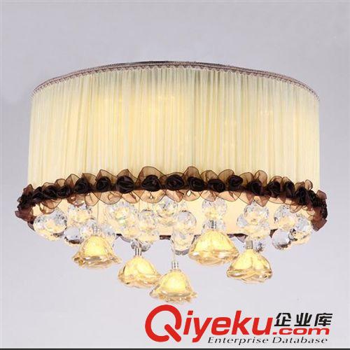 吸頂燈 LED水晶吸頂燈 北歐宜家簡約創(chuàng)意吸頂燈 客廳餐廳臥室酒店工程燈原始圖片2