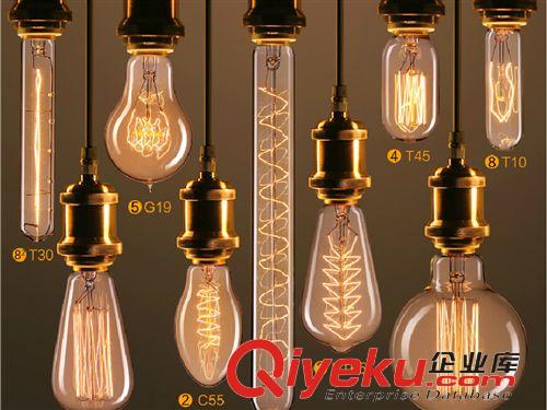 普通照明白熾燈 LED鎢絲燈泡  E27大螺旋口白熾燈球泡 ST64愛(ài)迪生復(fù)古燈泡批發(fā)原始圖片3