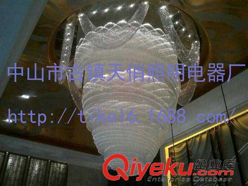 水晶燈Crystal lamp 廠家加工定制 售樓處水晶吊燈 酒店歐式工程水晶吊燈 宴會廳燈具