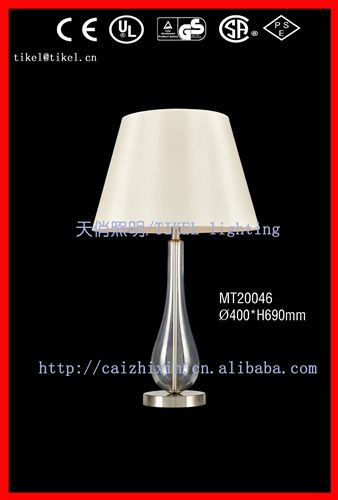 臺燈Table lamp 廠家直供 高品質透明玻璃臺燈 酒店大堂休息區裝飾臺燈