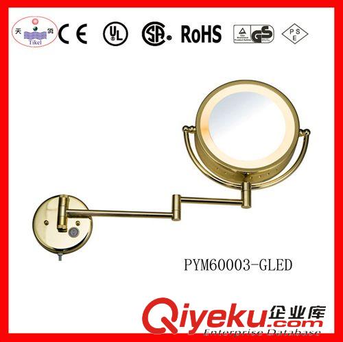 化妝鏡 Makeup Mirror [廠家]LED帶燈化妝鏡 酒店鏡子 浴室鏡子 搖臂鏡子 雙面化妝鏡原始圖片2