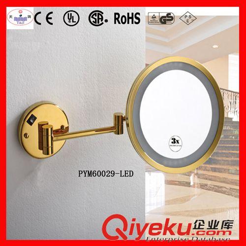 化妝鏡 Makeup Mirror [廠家]LED帶燈化妝鏡 酒店鏡子 浴室鏡子 搖臂鏡子 雙面化妝鏡原始圖片3