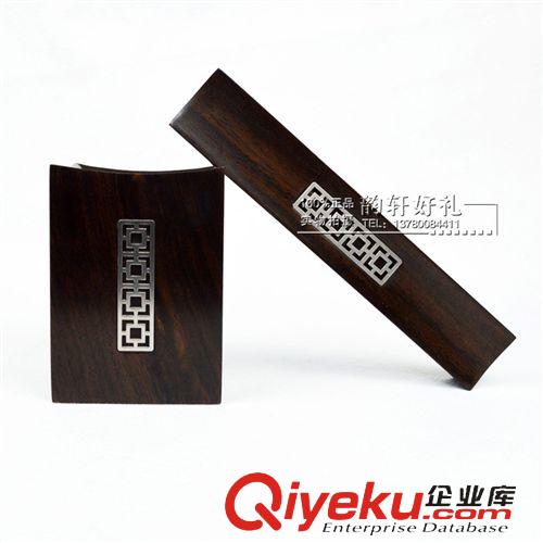 黑檀木 創(chuàng)意教師節(jié)商務(wù)辦公實(shí)用擺件定制gd黑檀木鎮(zhèn)紙筆筒套裝送恩師原始圖片2