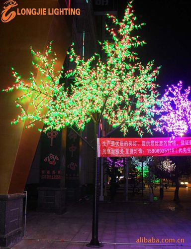 新品、熱銷 5184燈高：5米景觀樹燈、LED景觀燈樹 桃葉樹燈 發光燈樹