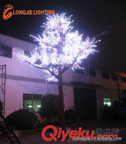 仿真樹 12528燈 高7米 LED仿真樹燈，巨型LED仿真桃花變色樹原始圖片2
