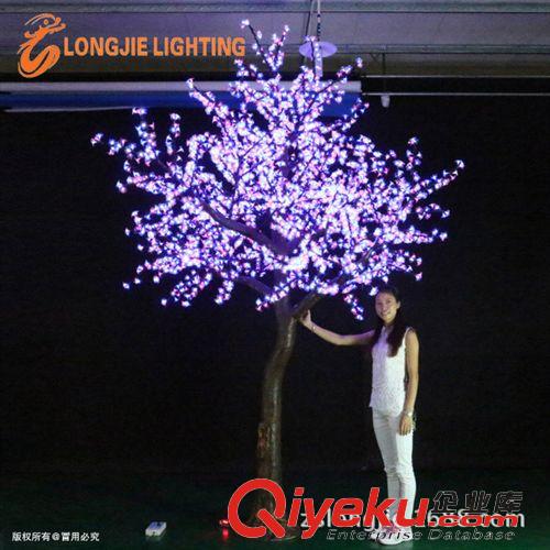 仿真樹 3456燈 高3.5米 LED白粉藍(lán)變色仿真樹 LED仿真樹燈 gf真樹燈