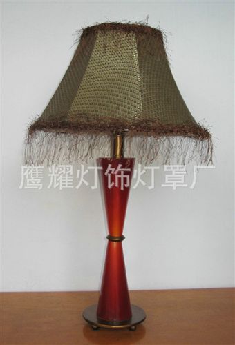 布藝燈罩 支持混批 歐式圓形布藝燈罩 led臺燈布藝燈罩原始圖片2