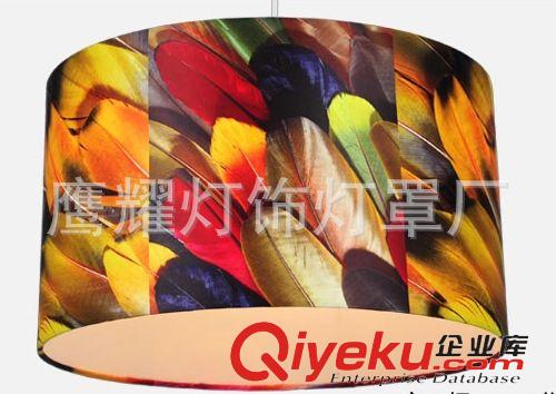 印刷卡通燈罩 中山燈罩廠批發吊燈印花燈罩，印刷卡通臺燈布藝燈罩原始圖片3