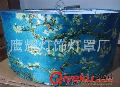 印刷卡通燈罩 中山燈罩廠批發吊燈印花燈罩，印刷卡通臺燈布藝燈罩