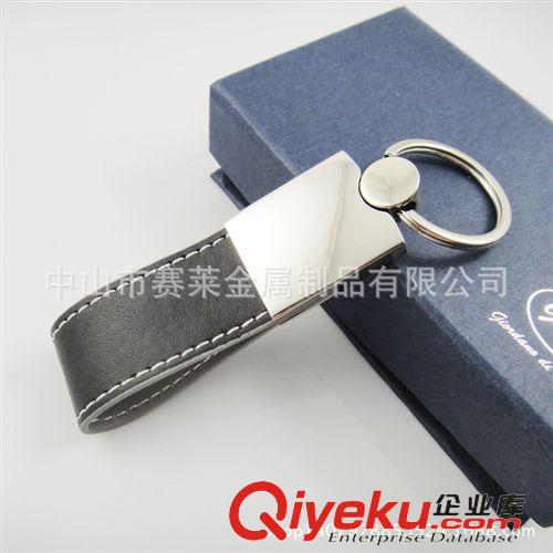 gd鑰匙扣 廠家供應gd金屬配zp新款 真牛皮車線男士腰間掛件汽車鑰匙扣原始圖片2