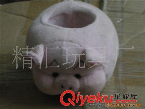 手機(jī)座，筆筒， 供應(yīng)毛絨玩具,玩具,禮品玩具,毛絨手機(jī)座小豬原始圖片2