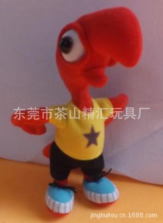 毛絨玩具，人形公仔 飾品掛件，卡通小鳥毛絨玩具，新奇特布藝工藝品原始圖片3