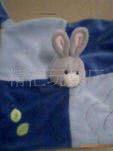 毛絨寵物用品 毛絨寵物方形毯，兔公仔寵物毯，卡通寵物毯原始圖片2
