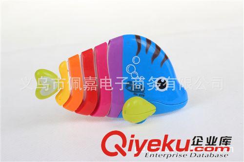 上鏈發(fā)條玩具 愛(ài)奇天使 七彩魚(yú)發(fā)條玩具禮品地?cái)傌浥l(fā) 超可愛(ài)玩具 上鏈走路