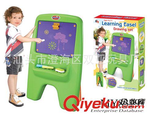 益智系列 早教玩具 3合1多功能雙面畫板學(xué)習(xí)架 大號(hào)可升降磁性可寫黑白板原始圖片3