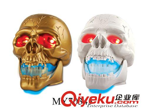 閃光系列 閃光萬圣節發光、整蠱節日舞會 {zx1}電動聲控閃光玩具 聲控骷髏頭原始圖片3