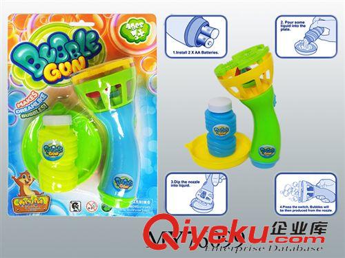 吹泡泡玩具 兒童電動玩具 吹泡泡系列  吸板實(shí)色電動泡泡機(jī)風(fēng)扇 藍(lán)色、綠色原始圖片3