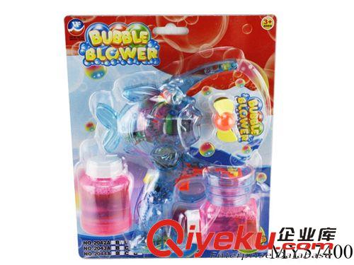 吹泡泡玩具 供應 吹泡泡玩具 透明大泡燈光音樂 自動泡泡槍 雙瓶水 4色混裝