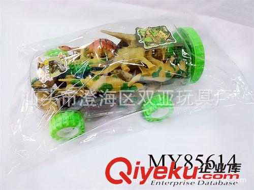 過家家系列 {zx1}款兒童車型桶裝仿真靜態(tài)恐龍?zhí)籽b+樹 識(shí)別塑膠動(dòng)物模型原始圖片2