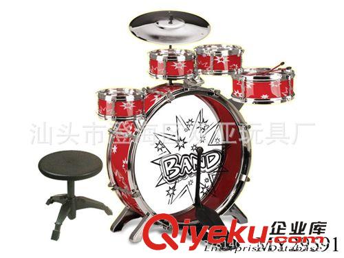 樂器系列 玩具批發(fā) 益智音樂玩具 套裝爵士鼓 架子鼓 手敲鼓 兒童敲擊樂器原始圖片2