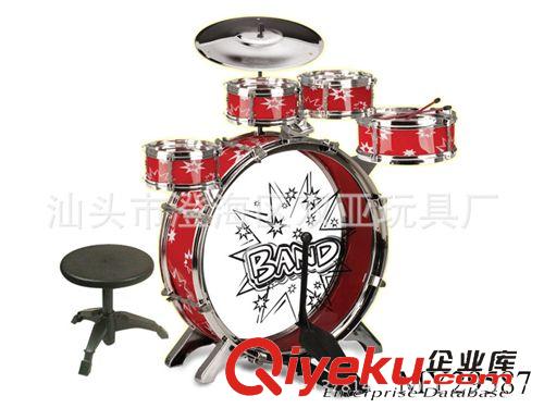 樂器系列 玩具批發(fā) 益智音樂玩具 套裝爵士鼓 架子鼓 手敲鼓 兒童敲擊樂器原始圖片3