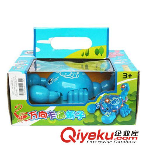 促銷禮品贈(zèng)品 SM193379電動(dòng)玩具批發(fā)  燈光音樂(lè)萬(wàn)向卡通蝎子  紅色/藍(lán)色混裝原始圖片3
