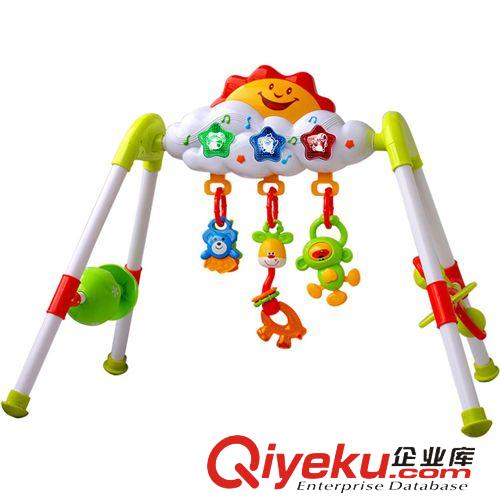 【1月清倉甩貨】 兒童玩具M1001音樂健身架 寶寶健身器嬰兒益智早教玩具淘寶代理原始圖片2