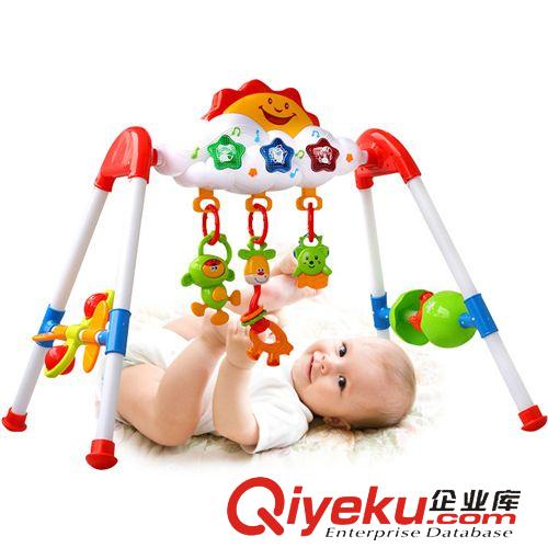【1月清倉甩貨】 兒童玩具M1001音樂健身架 寶寶健身器嬰兒益智早教玩具淘寶代理原始圖片3