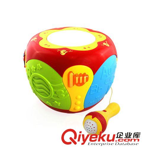 【1月清倉(cāng)甩貨】 寶麗BL1401手拍鼓兒童動(dòng)感音樂(lè)燈光拍拍鼓 寶寶嬰兒益智玩具0-1歲原始圖片2