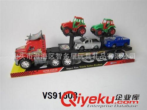 慣性系列 供應慣性拖頭車載工程車/塑料拖頭車/仿真車模