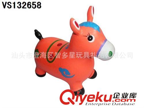 嬰兒系列 廠家直銷1300g彩繪音樂跳跳鹿/兒童充氣跳跳鹿/彩繪動物坐騎