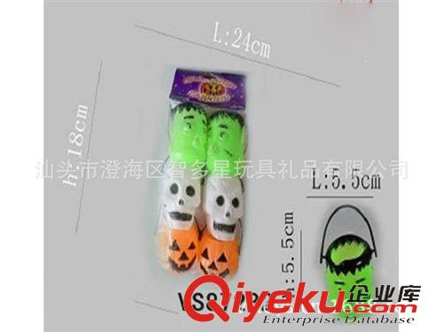 萬圣節(jié)產品 萬圣節(jié)產品 小鬼頭桶 糖果桶 鬼節(jié)用品