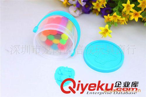 寫字板/彩泥/蠟畫/彩筆 小額300元起混批發(fā)XC8201晶晶12色桶裝彩泥橡皮泥益智配模具彩泥原始圖片3
