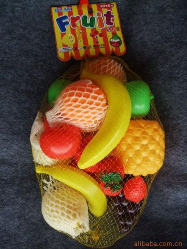 餐具/工具/釣魚過(guò)家家系列 小額300元起混批發(fā)供應(yīng)過(guò)家家玩具兒童玩具啟蒙認(rèn)物水果一袋20個(gè)原始圖片2