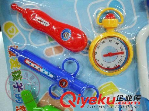 餐具/工具/釣魚過家家系列 小額300元起混批發(fā)精靈狗牌過家家玩具白衣天使9件套醫(yī)具 2款混裝原始圖片3