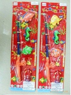 餐具/工具/釣魚過家家系列 小額300元起混批發(fā)XC13542磁性釣魚過家家仿真釣魚玩具原始圖片2