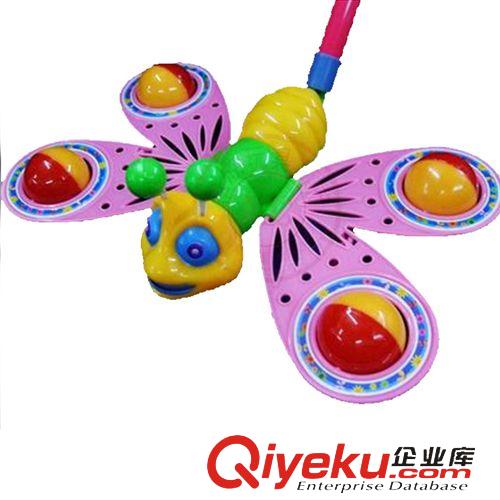 手推玩具 小額300元起混批兒童玩具學(xué)步手推蝴蝶大號帶搖鈴聲手推玩具325