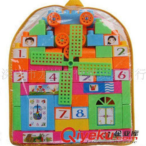 積木玩具 小額300元起混批發(fā)益智玩具/步步高風(fēng)車積木玩具99003積木-99塊原始圖片2