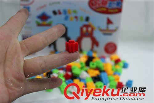 積木玩具 小額玩具混批發力控啟蒙{wn}積木 精靈狗百變積木 經典益智200PCS原始圖片3