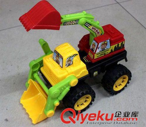 慣性車/滑行玩具 小額300元起混批手推工程車手推玩具車拖拉玩具車裝土挖土機6823原始圖片2