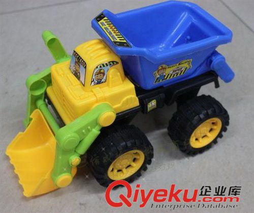 慣性車/滑行玩具 小額玩具混批發(fā)力控挖土機(jī)車 24CM滑行工程車 手動(dòng)載推土車2款混原始圖片2