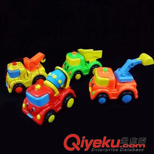 慣性車/滑行玩具 小額玩具混批發(fā)力控慣性貨柜車慣性拖車貨柜車慣性拖頭警車