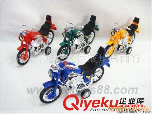 上鏈/拉線/回力玩具 小額300元起混批發(fā)仿真回力摩托車酷炫摩托車 多色混裝回力玩具原始圖片3