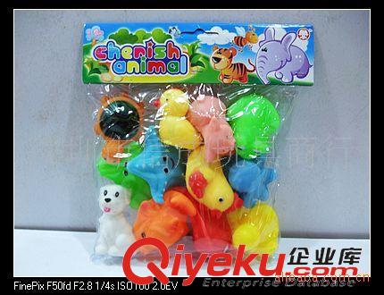 搪膠玩具 小額300元起混批嬰幼兒開心伴澡玩具12只/1袋混裝搪膠玩具原始圖片3