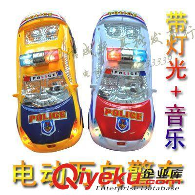 電動玩具 小額300元起混批發(fā)電動玩具電動警車萬向帶燈光音光2色混裝XC512