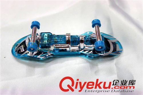 車片/片裝系列玩具 2014新款熱銷兒童手指滑板玩具批發(fā) 帶燈光投影 1板12只原始圖片2