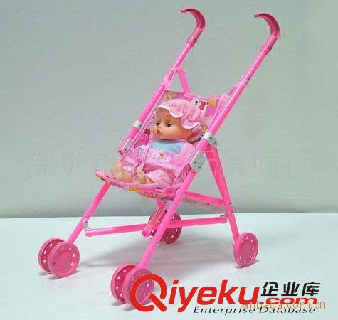 手推玩具 小額300元起混批發供應兒童過家家玩具嬰兒手推車加配乖寶寶