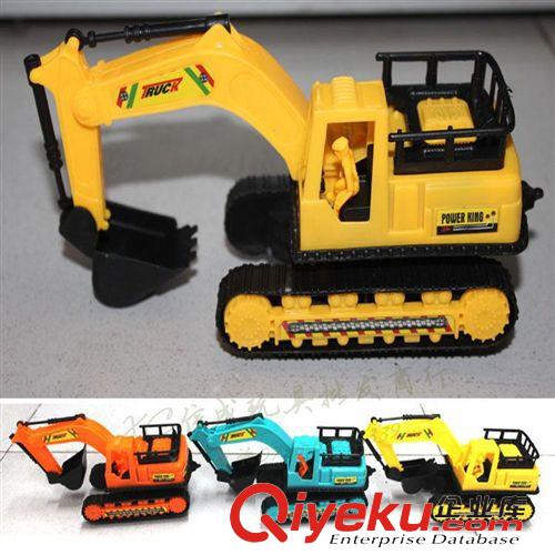 慣性車/滑行車玩具 小額玩具混批發(fā)益智力控慣性挖土工程車 慣性挖掘車 多色混裝發(fā)貨
